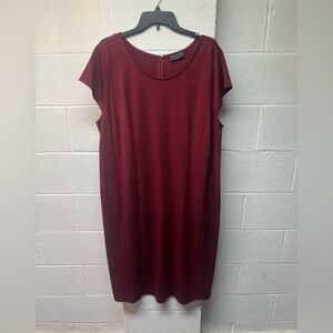 Lane Bryant Elegant Burgundy Dress